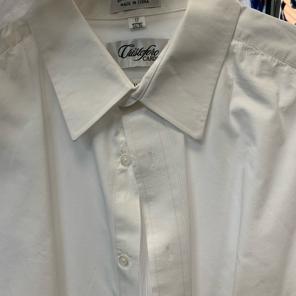 Lay Down Collar Dress Shirt